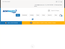 Tablet Screenshot of bowwaves.com